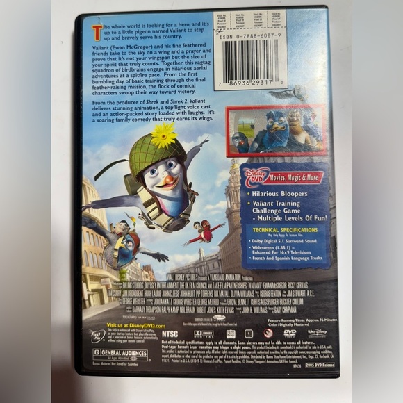 Walt Disney’s Vallant DVD - Picture 2 of 3